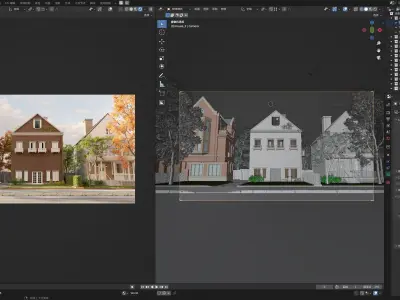 Villa 3D model shop
