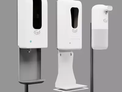3 Hand Sanitizer Dispenser Set  FENGJIE  3D models  3D model