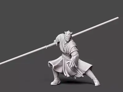 Dark adept - 35mm scale 3D print model