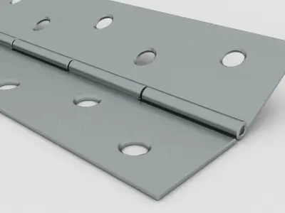 Simple narrow hinge 3D model