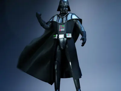 darth vader Low-poly 3D model