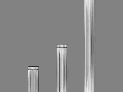 382x73 Paletto Lightstar Street Light 3D model