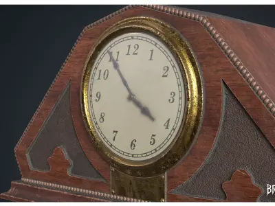 Table Clock - Clocks 1900s 3D model
