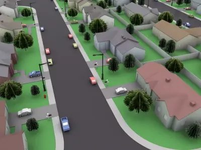 Neighborhood Block 3D model