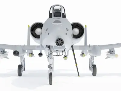  A-10C Thunderbolt II Warthog High Detail with Cockpit 
