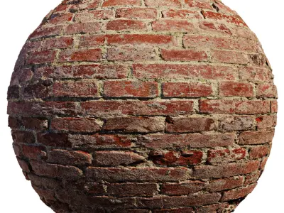 Texture PBR Brick Wall 01  Texture