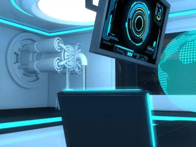 Sci Fi Room 3D model