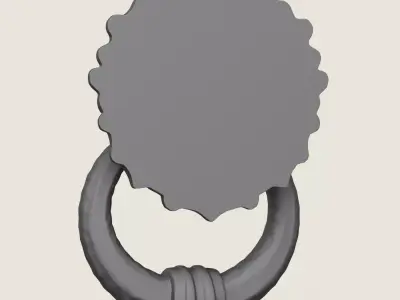 Lion Head Decorative Art 3D print model