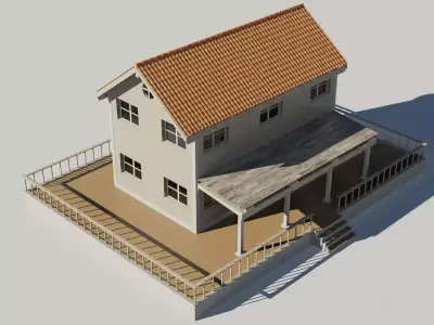 Family house 3D 3D model