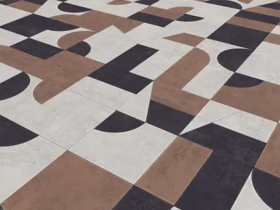 Tile Mutina Puzzle n2 3D model