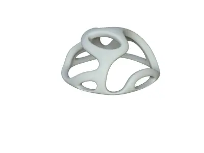 SciFi Cube Object No 45455 Low Poly Shape Low-poly 3D model