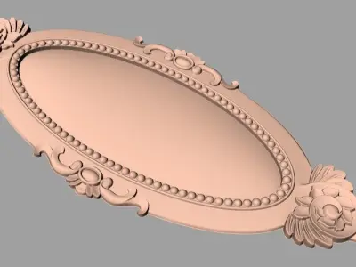 Artcam 3D relief STL models for CNC woodworking E135 3D model