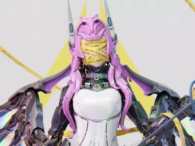 Lilith Mecha Succubus - Project Files 3D model