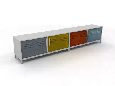 METAL CABINET 3D model
