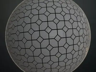 White Glass Window Transparent PBR Seamless Texture