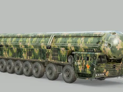  Dongfeng DF-61 Rigged Mobile Intercontinental Ballistic Missile PBR 