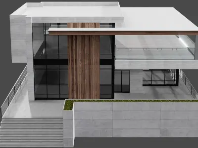 MODERN HOUSE NO19 A 3D model