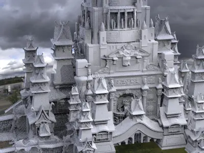 Grand Empires Library bridge 3D model