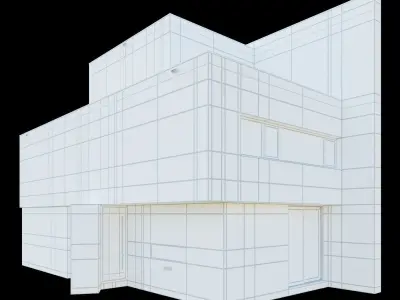 Brick Wall House by 123DV Free 3D model