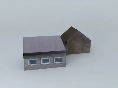 Quiet street in Pilsen2 Free 3D model