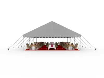 Party Tent 04 3D model