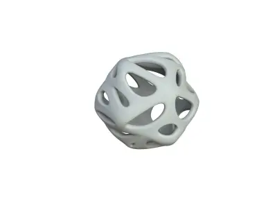SciFi Cube Object No 18338 Low Poly Shape Texture