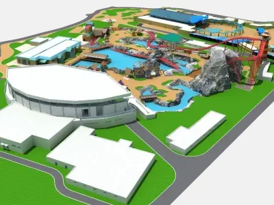Amusement Park 3D model