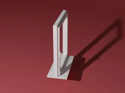 Window shelf 3D model