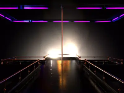 Stripper Stage 3D model