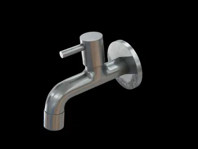 Disk Tap Low-poly 3D model