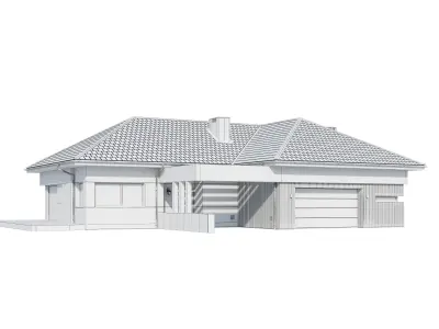 Modern house v98 3D model