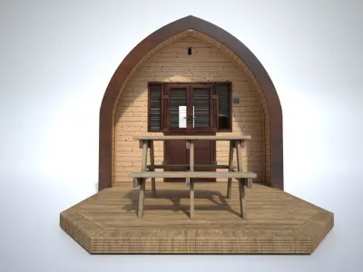 Camping Pod 3D model