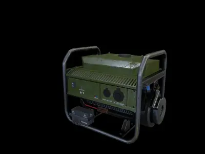 Generator Game-ready Model - Gest Low-poly 3D model
