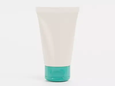 Cream Tube V2 - Skincare Cosmetic Packaging 3D model