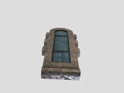 Generic Castle Window Low-poly 3D model