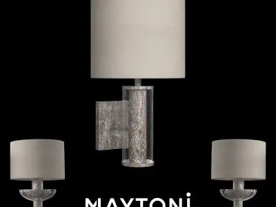 Wall Lamp Elegant Maryland ARM526WL-01GR Maytoni Classic Free 3D model