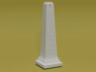 Wet Floor Sign 3D print model