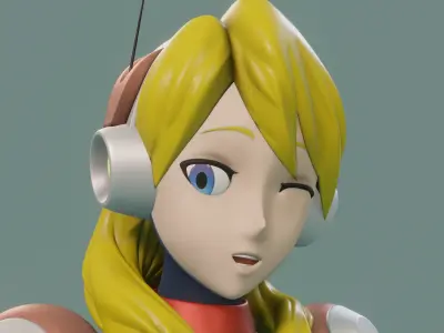 Alia - Megaman X 3D model