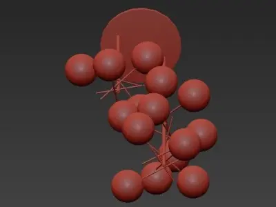 Gallotti Radice Bolle Pendant Light by Massimo Castagna 3D model