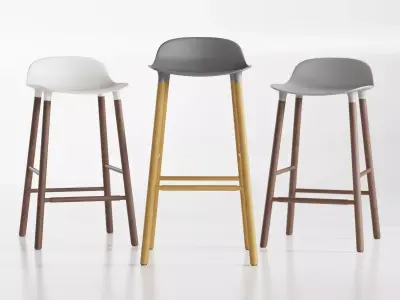 Form Barstool 3D model