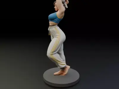 Chun-Li - Street Fighter 3D print model