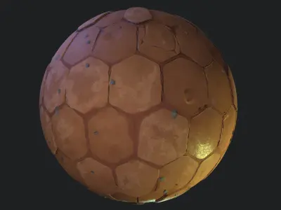 Stylized Floor Tiles Material 04 Texture