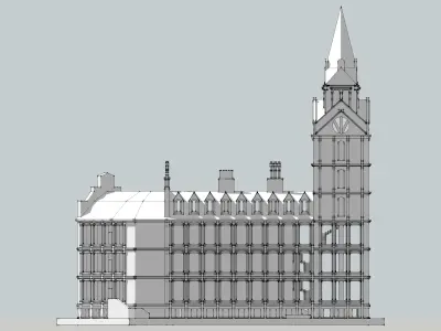 Building-5 big ben 3D model