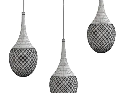 Bella Mini Pendant Light Low-poly 3D model