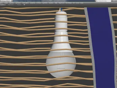 Suspension Feriel 3D model