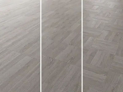  Parquet Oak Vicksburg Firestop set 3 3D model