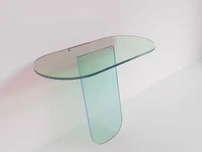Shimmer console table Free low-poly 3D model
