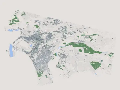 Karachi City Pakistan 3D model