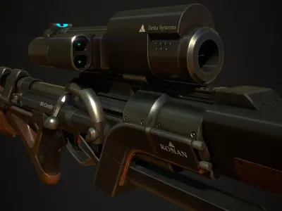 Ronan Rifle 3D model
