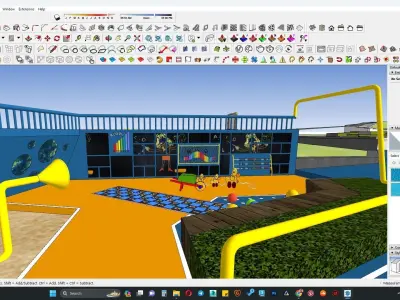 Play area 3d model 3D model buy